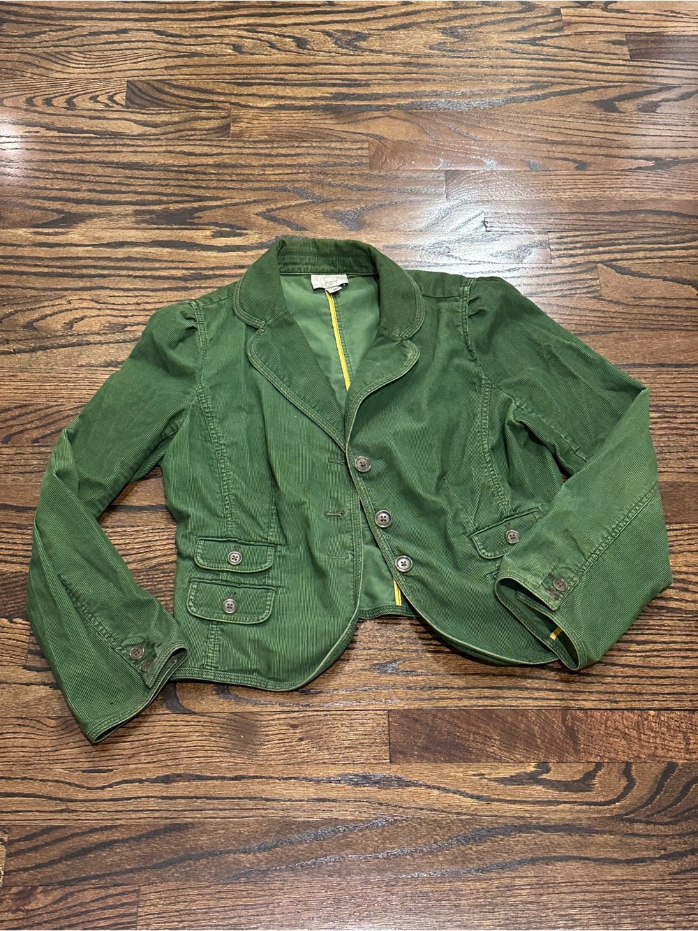 Ann Taylor Green Tailored Blazer Jacket